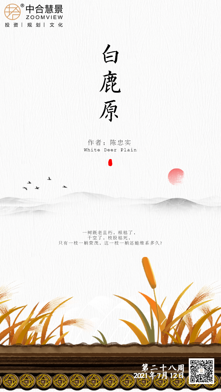 第二十八周：白鹿原